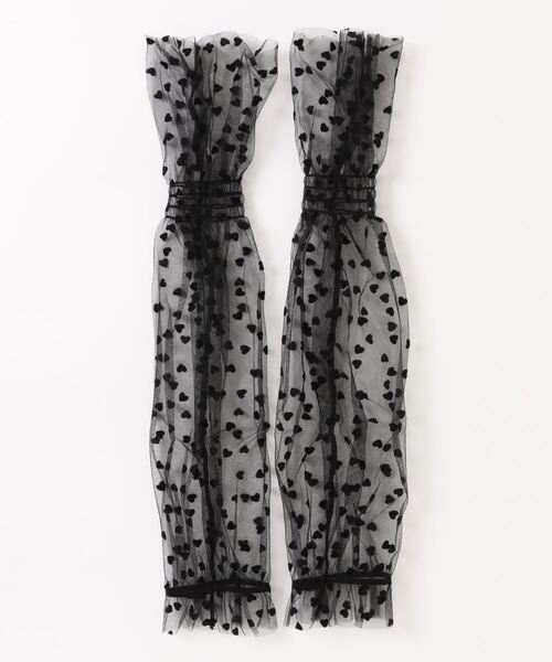 ランダム ミニハート シアー アームカバー_（アームカバー）｜Port