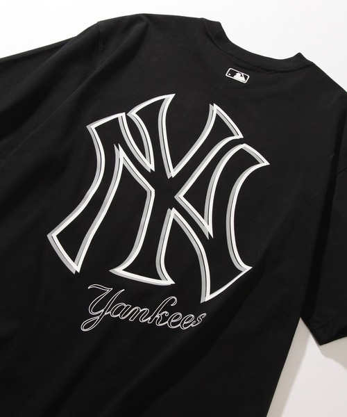 MLB Korea（エムエルビーコリア）の「【MLB KOREA/エムエルビーコリア】ベーシックメガロゴ オーバーフィット ショートスリーブTシャツ（Tシャツ/カットソー・メンズ・ホワイト/サックスブルー/ブラック・M/L/XL）」の10枚目の写真