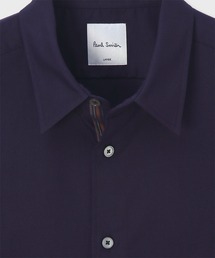 まりっちページ アーティストストライプ エンブロイダリー シャツ（ネイビー