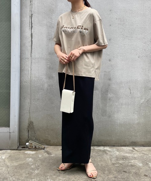 COLLAGE GALLARDAGALANTE（コラージュガリャルダガランテ）の「カットジョーゼットタイトスカート（スカート・レディース・ホワイト/ブラック・0/1）」の16枚目の写真