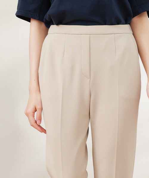 sankyo shokai(サンキョウショウカイ)の「テーパードパンツ ストレッチ ウエストゴム 日本製(スラックス・レディース・ベージュ/ネイビー/ホワイト/ブラック・M/L/LL)」の18枚目の写真