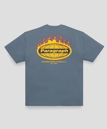 Paragraph（パラグラフ）の「A'GEM/9 × .kom 『Paragraph/パラグラフ』 FLAME LOGO T SHIRT/バックファイヤーロゴTシャツ（Tシャツ/カットソー）」