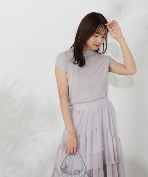 PROPORTION BODY DRESSING（プロポーションボディドレッシング）の「ボトルネックニットチュニック / 1214270501（ニット/セーター・レディース・ブラウン系その他/グレー/ホワイト系その他・FREE）」の20枚目の写真