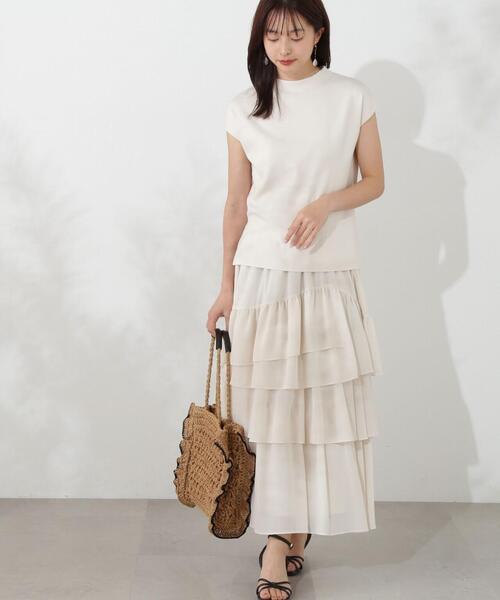 PROPORTION BODY DRESSING（プロポーションボディドレッシング）の「ボトルネックニットチュニック / 1214270501（ニット/セーター・レディース・ブラウン系その他/グレー/ホワイト系その他・FREE）」の7枚目の写真