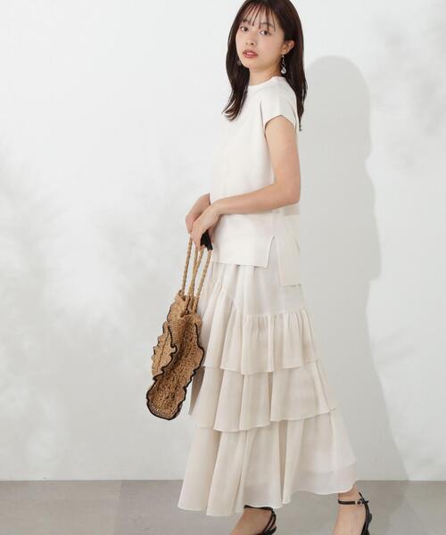 PROPORTION BODY DRESSING（プロポーションボディドレッシング）の「ボトルネックニットチュニック / 1214270501（ニット/セーター・レディース・ブラウン系その他/グレー/ホワイト系その他・FREE）」の8枚目の写真