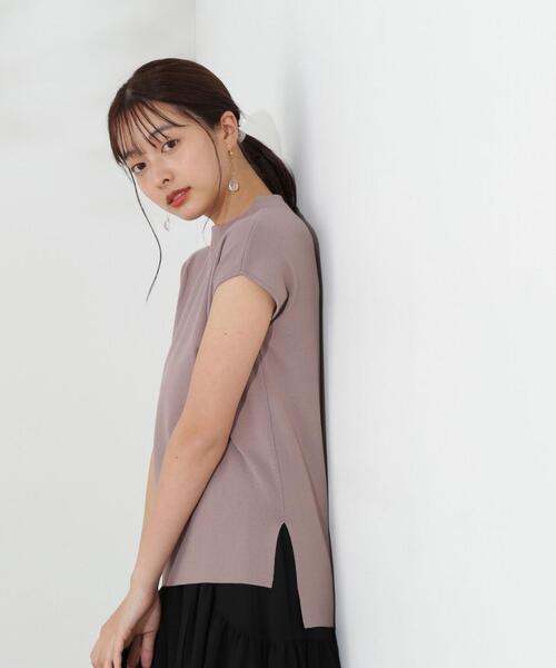 PROPORTION BODY DRESSING（プロポーションボディドレッシング）の「ボトルネックニットチュニック / 1214270501（ニット/セーター・レディース・ブラウン系その他/グレー/ホワイト系その他・FREE）」の3枚目の写真