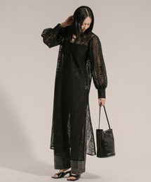 Jeudi（ジュディ）の「ブロックレーススリットロングワンピース（ワンピース）」