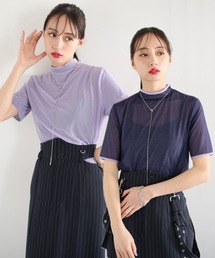 HARE | リバーシブルシアートップス(HARE)(Tシャツ/カットソー)