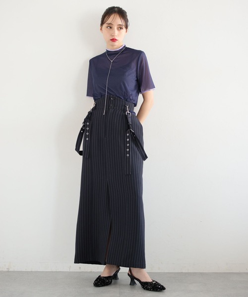 HARE（ハレ）の「リバーシブルシアートップス(HARE)（Tシャツ/カットソー・レディース・パープル/ブラック・FREE）」の6枚目の写真