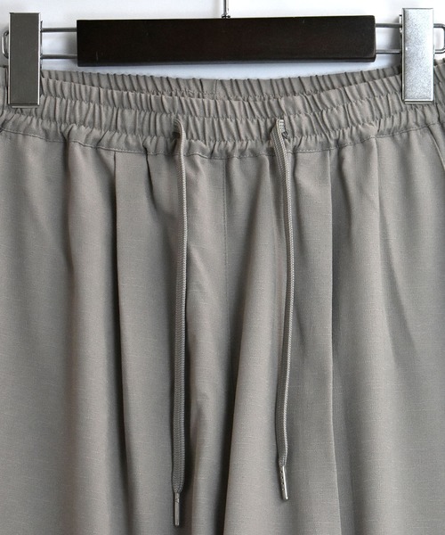 Starting Over（スターティングオーバー）の「linen like side line loose slacks/リネンライク サイドライン ルーズ スラックス（スラックス・メンズ・チャコール/グレイッシュベージュ/ブラック・M/L/XL）」の8枚目の写真