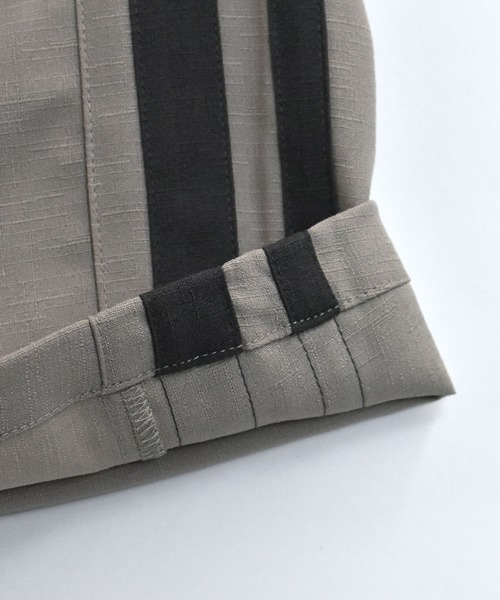 Starting Over（スターティングオーバー）の「linen like side line loose slacks/リネンライク サイドライン ルーズ スラックス（スラックス・メンズ・チャコール/グレイッシュベージュ/ブラック・M/L/XL）」の5枚目の写真
