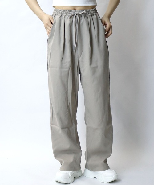 Starting Over（スターティングオーバー）の「linen like side line loose slacks/リネンライク サイドライン ルーズ スラックス（スラックス・メンズ・チャコール/グレイッシュベージュ/ブラック・M/L/XL）」の20枚目の写真