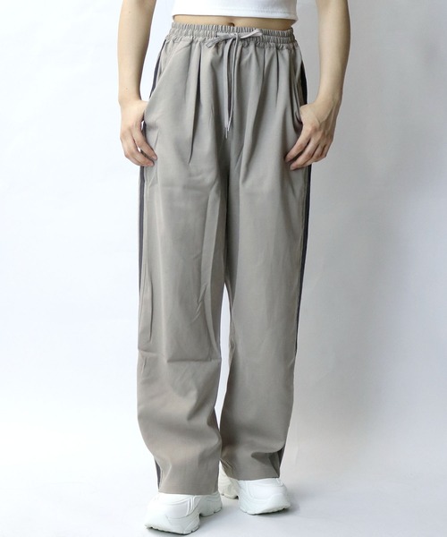 feepur スラックス パンツ 「4size展開/セットアップ可」ダブル