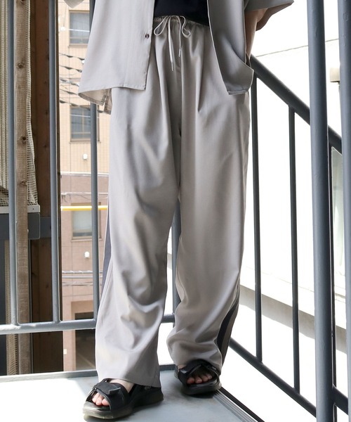 feepur スラックス パンツ 「4size展開/セットアップ可」ダブル