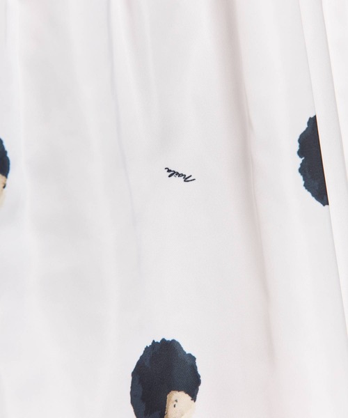 NOELA(ノエラ)の「ぼかしドット柄スカート(スカート・レディース・オフホワイト/ベージュ・S/M)」の5枚目の写真