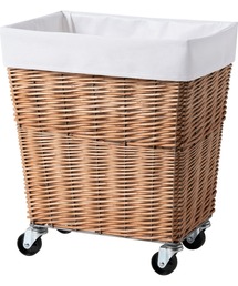 BRID（ブリッド）の「ブリッド ウィロー ランドリーバスケット / BRID WILLOW LAUNDRY BASKET with CASTER［34L］（収納グッズ）」