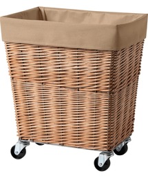 BRID（ブリッド）の「ブリッド ウィロー ランドリーバスケット / BRID WILLOW LAUNDRY BASKET with CASTER［34L］（収納グッズ）」