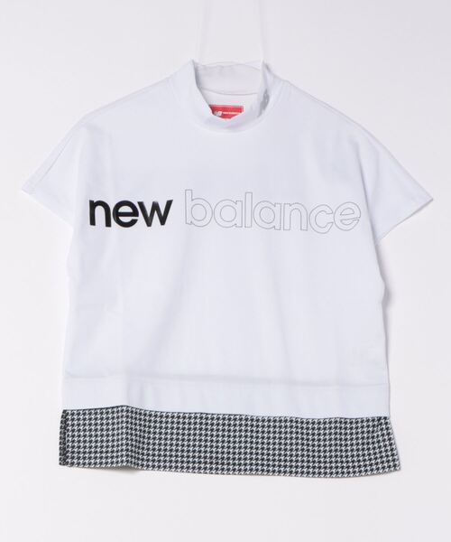 New Balance Golf(ニューバランスゴルフ)の「接触冷感 フレンチスリーブ モックネック プルオーバー (WOMENS SPORT)(Tシャツ/カットソー・レディース・ホワイト/ブラック・SMALL/MEDIUM/LARGE)」の2枚目の写真