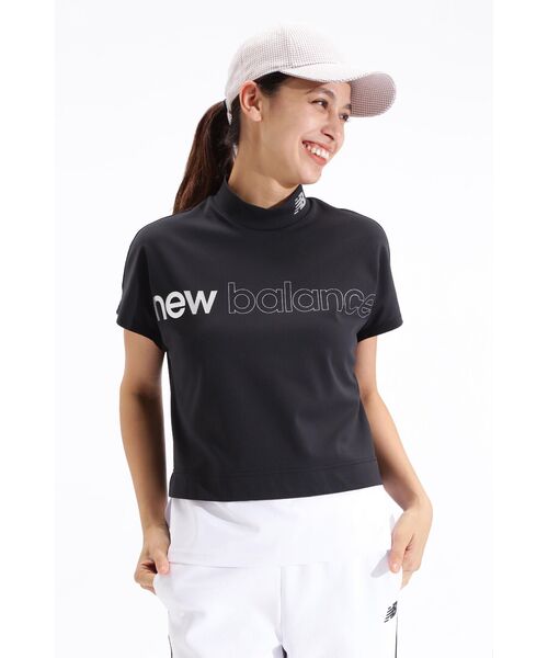 New Balance Golf(ニューバランスゴルフ)の「接触冷感 フレンチスリーブ モックネック プルオーバー (WOMENS SPORT)(Tシャツ/カットソー・レディース・ホワイト/ブラック・SMALL/MEDIUM/LARGE)」の5枚目の写真