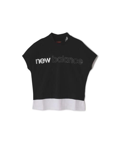 New Balance Golf(ニューバランスゴルフ)の「接触冷感 フレンチスリーブ モックネック プルオーバー (WOMENS SPORT)(Tシャツ/カットソー・レディース・ホワイト/ブラック・SMALL/MEDIUM/LARGE)」の8枚目の写真