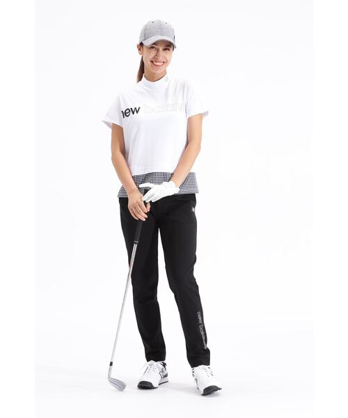 New Balance Golf(ニューバランスゴルフ)の「接触冷感 フレンチスリーブ モックネック プルオーバー (WOMENS SPORT)(Tシャツ/カットソー・レディース・ホワイト/ブラック・SMALL/MEDIUM/LARGE)」の11枚目の写真
