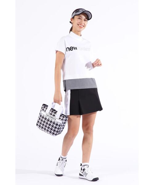 New Balance Golf(ニューバランスゴルフ)の「接触冷感 フレンチスリーブ モックネック プルオーバー (WOMENS SPORT)(Tシャツ/カットソー・レディース・ホワイト/ブラック・SMALL/MEDIUM/LARGE)」の13枚目の写真