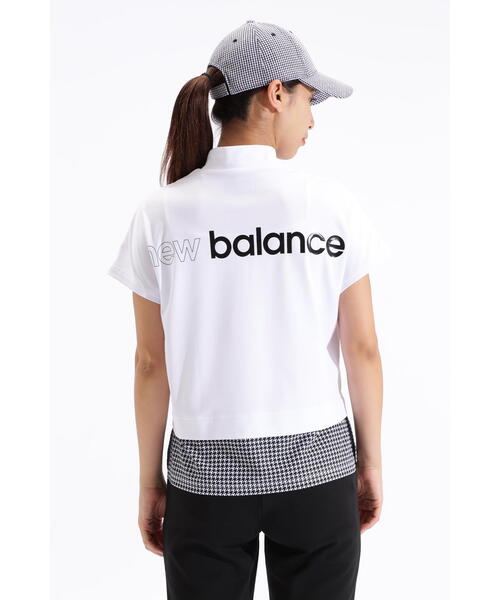 New Balance Golf(ニューバランスゴルフ)の「接触冷感 フレンチスリーブ モックネック プルオーバー (WOMENS SPORT)(Tシャツ/カットソー・レディース・ホワイト/ブラック・SMALL/MEDIUM/LARGE)」の15枚目の写真