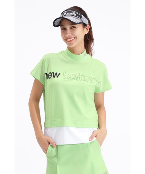 New Balance Golf(ニューバランスゴルフ)の「接触冷感 フレンチスリーブ モックネック プルオーバー (WOMENS SPORT)(Tシャツ/カットソー・レディース・ホワイト/ブラック・SMALL/MEDIUM/LARGE)」の18枚目の写真
