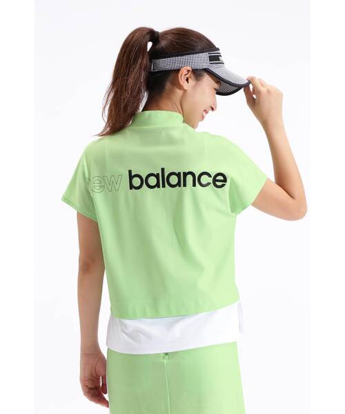 New Balance Golf(ニューバランスゴルフ)の「接触冷感 フレンチスリーブ モックネック プルオーバー (WOMENS SPORT)(Tシャツ/カットソー・レディース・ホワイト/ブラック・SMALL/MEDIUM/LARGE)」の21枚目の写真
