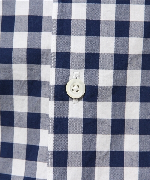 ivory court（アイボリーコート）の「スイスコットン タイプライターチェックシャツ（シャツ/ブラウス・メンズ・ライトグレー/ベージュ/ネイビー・36/40/38）」の13枚目の写真