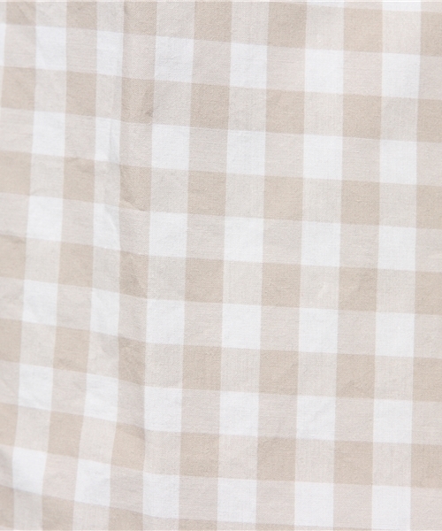 ivory court（アイボリーコート）の「スイスコットン タイプライターチェックシャツ（シャツ/ブラウス・メンズ・ライトグレー/ベージュ/ネイビー・36/40/38）」の7枚目の写真