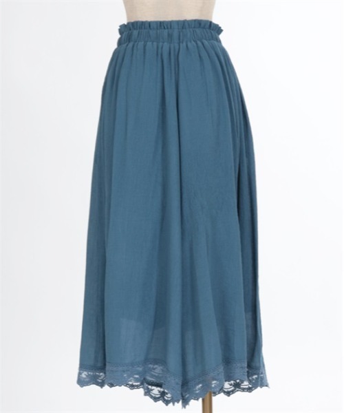 axes femme（アクシーズファム）の「選べる着丈楊柳ワイドパンツ（その他パンツ・レディース・ブラック/グレイッシュベージュ/ブルー/ピンク/オレンジ・SMALL/MEDIUM）」の11枚目の写真