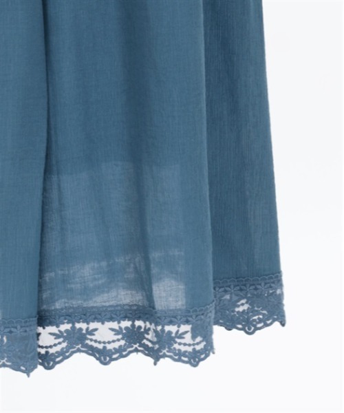 axes femme（アクシーズファム）の「選べる着丈楊柳ワイドパンツ（その他パンツ・レディース・ブラック/グレイッシュベージュ/ブルー/ピンク/オレンジ・SMALL/MEDIUM）」の13枚目の写真