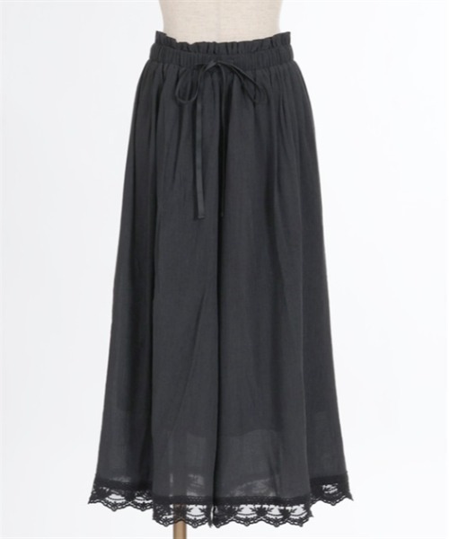 axes femme（アクシーズファム）の「選べる着丈楊柳ワイドパンツ（その他パンツ・レディース・ブラック/グレイッシュベージュ/ブルー/ピンク/オレンジ・SMALL/MEDIUM）」の16枚目の写真