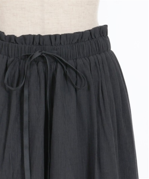 axes femme（アクシーズファム）の「選べる着丈楊柳ワイドパンツ（その他パンツ・レディース・ブラック/グレイッシュベージュ/ブルー/ピンク/オレンジ・SMALL/MEDIUM）」の19枚目の写真