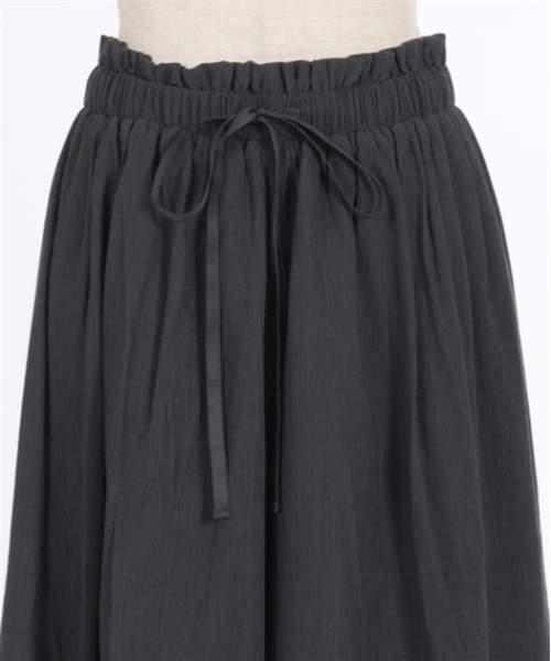 axes femme（アクシーズファム）の「選べる着丈楊柳ワイドパンツ（その他パンツ・レディース・ブラック/グレイッシュベージュ/ブルー/ピンク/オレンジ・SMALL/MEDIUM）」の21枚目の写真