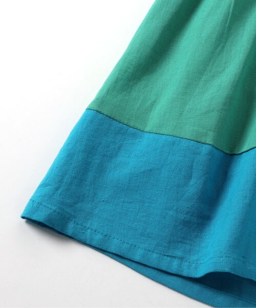 BREEZE（ブリーズ）の「バイカラー背中あきワンピース（ワンピース・キッズ・ベージュ/グリーン/ピンク・110/120/130/140/90/100/80）」の10枚目の写真