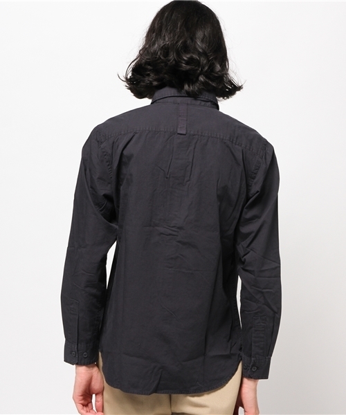 ikka(イッカ)の「リップストップミリタリーシャツ (シャツ/ブラウス・メンズ・オリーブ/ネイビー・MEDIUM/LARGE/X-LARGE)」の6枚目の写真