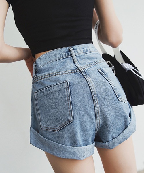 aimoha（アイモハ）の「無地ショートパンツ (SS)（その他パンツ・レディース・ベージュ/ホワイト/ライトブルー/ブラック・SMALL/MEDIUM/LARGE）」の14枚目の写真