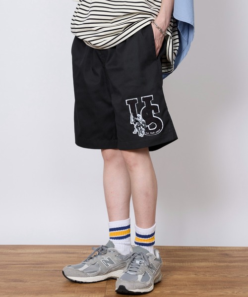 U.S. POLO ASSN.(ユーエスポロアッスン)の「【U.S. POLO ASSN.】TCツイルサガラワッペンイージーショートパンツ 042830(その他パンツ・メンズ・ベージュ/ブラック/チャコールグレー・M/S/L/LL)」の7枚目の写真