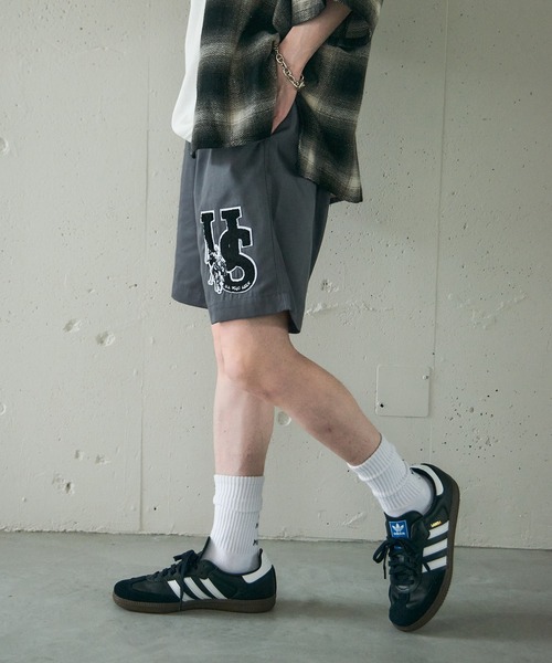 U.S. POLO ASSN.(ユーエスポロアッスン)の「【U.S. POLO ASSN.】TCツイルサガラワッペンイージーショートパンツ 042830(その他パンツ・メンズ・ベージュ/ブラック/チャコールグレー・M/S/L/LL)」の15枚目の写真
