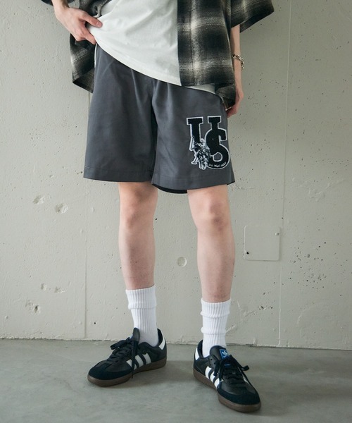 U.S. POLO ASSN.(ユーエスポロアッスン)の「【U.S. POLO ASSN.】TCツイルサガラワッペンイージーショートパンツ 042830(その他パンツ・メンズ・ベージュ/ブラック/チャコールグレー・M/S/L/LL)」の13枚目の写真