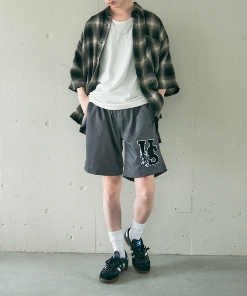 U.S. POLO ASSN.(ユーエスポロアッスン)の「【U.S. POLO ASSN.】TCツイルサガラワッペンイージーショートパンツ 042830(その他パンツ・メンズ・ベージュ/ブラック/チャコールグレー・M/S/L/LL)」の18枚目の写真