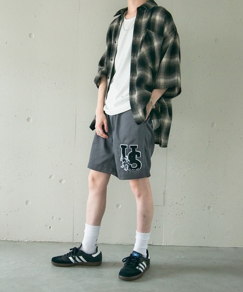U.S. POLO ASSN.(ユーエスポロアッスン)の「【U.S. POLO ASSN.】TCツイルサガラワッペンイージーショートパンツ 042830(その他パンツ・メンズ・ベージュ/ブラック/チャコールグレー・M/S/L/LL)」の5枚目の写真