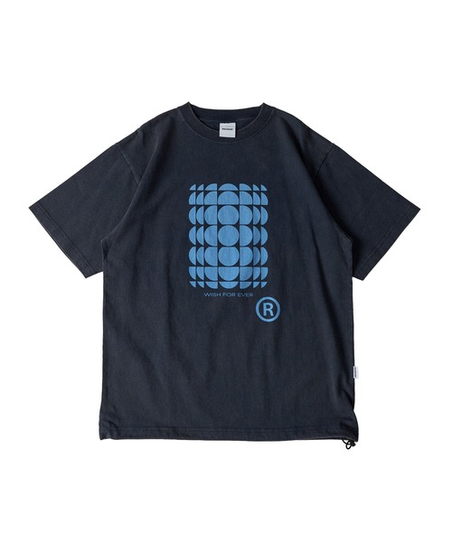 WISH FOR EVER(ウィッシュフォーエバー)の「DRAW CODE DOT ART T/ドローコードドットアートT(Tシャツ/カットソー・メンズ・ネイビー/レッド/グレー/ホワイト/ブラウン/ピンク/オフホワイト/ライトブルー/ホワイト系/杢グレー/ブラック/ネイビー系・MEDIUM/LARGE/SMALL)」の10枚目の写真