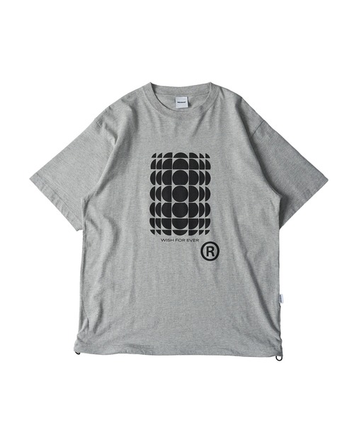 WISH FOR EVER(ウィッシュフォーエバー)の「DRAW CODE DOT ART T/ドローコードドットアートT(Tシャツ/カットソー・メンズ・ネイビー/レッド/グレー/ホワイト/ブラウン/ピンク/オフホワイト/ライトブルー/ホワイト系/杢グレー/ブラック/ネイビー系・MEDIUM/LARGE/SMALL)」の6枚目の写真