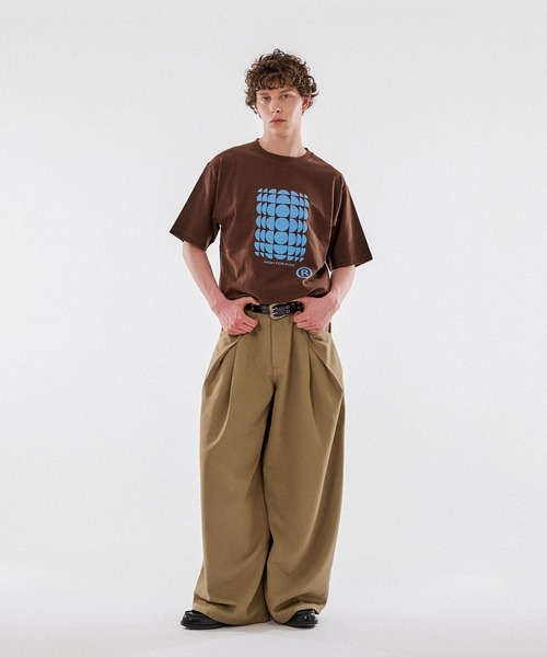 WISH FOR EVER(ウィッシュフォーエバー)の「DRAW CODE ART T/ドローコードアートT(Tシャツ/カットソー・メンズ・ネイビー/レッド/グレー/ホワイト/ブラウン/ピンク/オフホワイト・MEDIUM/LARGE)」の20枚目の写真