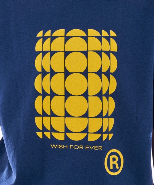 WISH FOR EVER(ウィッシュフォーエバー)の「DRAW CODE ART T/ドローコードアートT(Tシャツ/カットソー・メンズ・ネイビー/レッド/グレー/ホワイト/ブラウン/ピンク/オフホワイト・MEDIUM/LARGE)」の12枚目の写真