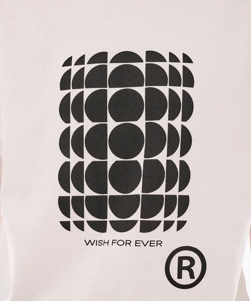 WISH FOR EVER(ウィッシュフォーエバー)の「DRAW CODE ART T/ドローコードアートT(Tシャツ/カットソー・メンズ・ネイビー/レッド/グレー/ホワイト/ブラウン/ピンク/オフホワイト・MEDIUM/LARGE)」の8枚目の写真