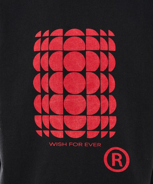 WISH FOR EVER(ウィッシュフォーエバー)の「DRAW CODE ART T/ドローコードアートT(Tシャツ/カットソー・メンズ・ネイビー/レッド/グレー/ホワイト/ブラウン/ピンク/オフホワイト・MEDIUM/LARGE)」の9枚目の写真